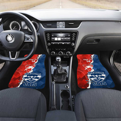 Custom Swans And Cats Football Car Mats 2024 Together Dynamic Version