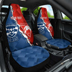 Custom Swans And Cats Football Car Seat Cover 2024 Together Dynamic Version