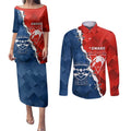 Custom Swans And Cats Football Couples Matching Puletasi and Long Sleeve Button Shirt 2024 Together Dynamic Version
