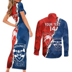 Custom Swans And Cats Football Couples Matching Short Sleeve Bodycon Dress and Long Sleeve Button Shirt 2024 Together Dynamic Version