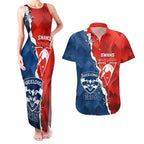 Custom Swans And Cats Football Couples Matching Tank Maxi Dress and Hawaiian Shirt 2024 Together Dynamic Version