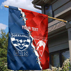 Custom Swans And Cats Football Garden Flag 2024 Together Dynamic Version