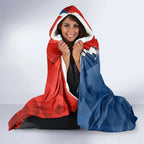 Custom Swans And Cats Football Hooded Blanket 2024 Together Dynamic Version