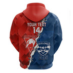 Custom Swans And Cats Football Hoodie 2024 Together Dynamic Version