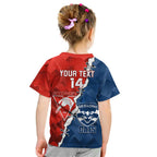 Custom Swans And Cats Football Kid T Shirt 2024 Together Dynamic Version