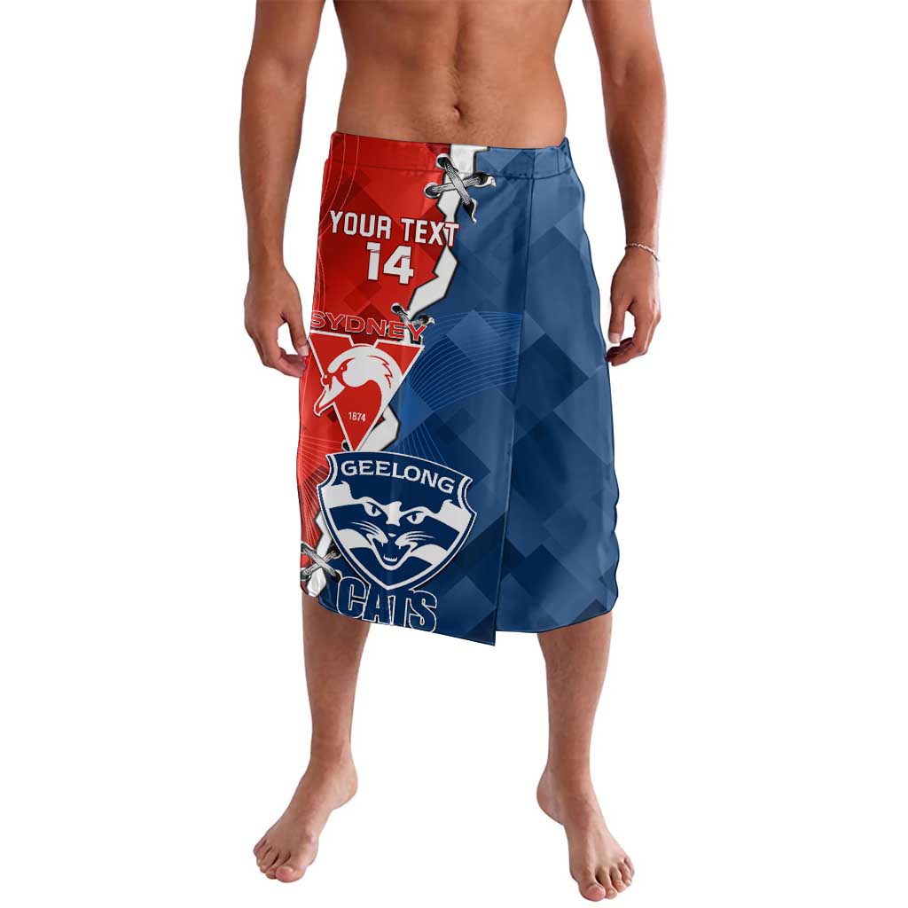 Custom Swans And Cats Football Lavalava 2024 Together Dynamic Version