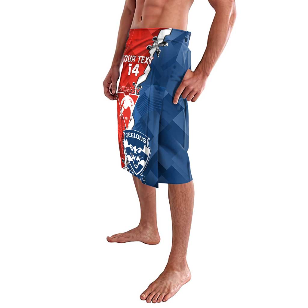 Custom Swans And Cats Football Lavalava 2024 Together Dynamic Version