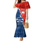 Custom Swans And Cats Football Mermaid Dress 2024 Together Dynamic Version