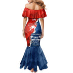 Custom Swans And Cats Football Mermaid Dress 2024 Together Dynamic Version