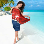 Custom Swans And Cats Football Sarong 2024 Together Dynamic Version