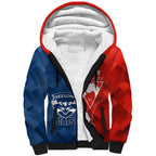 Custom Swans And Cats Football Sherpa Hoodie 2024 Together Dynamic Version