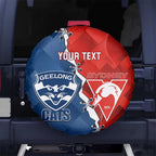 Custom Swans And Cats Football Spare Tire Cover 2024 Together Dynamic Version