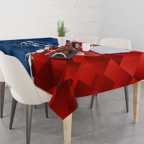 Custom Swans And Cats Football Tablecloth 2024 Together Dynamic Version