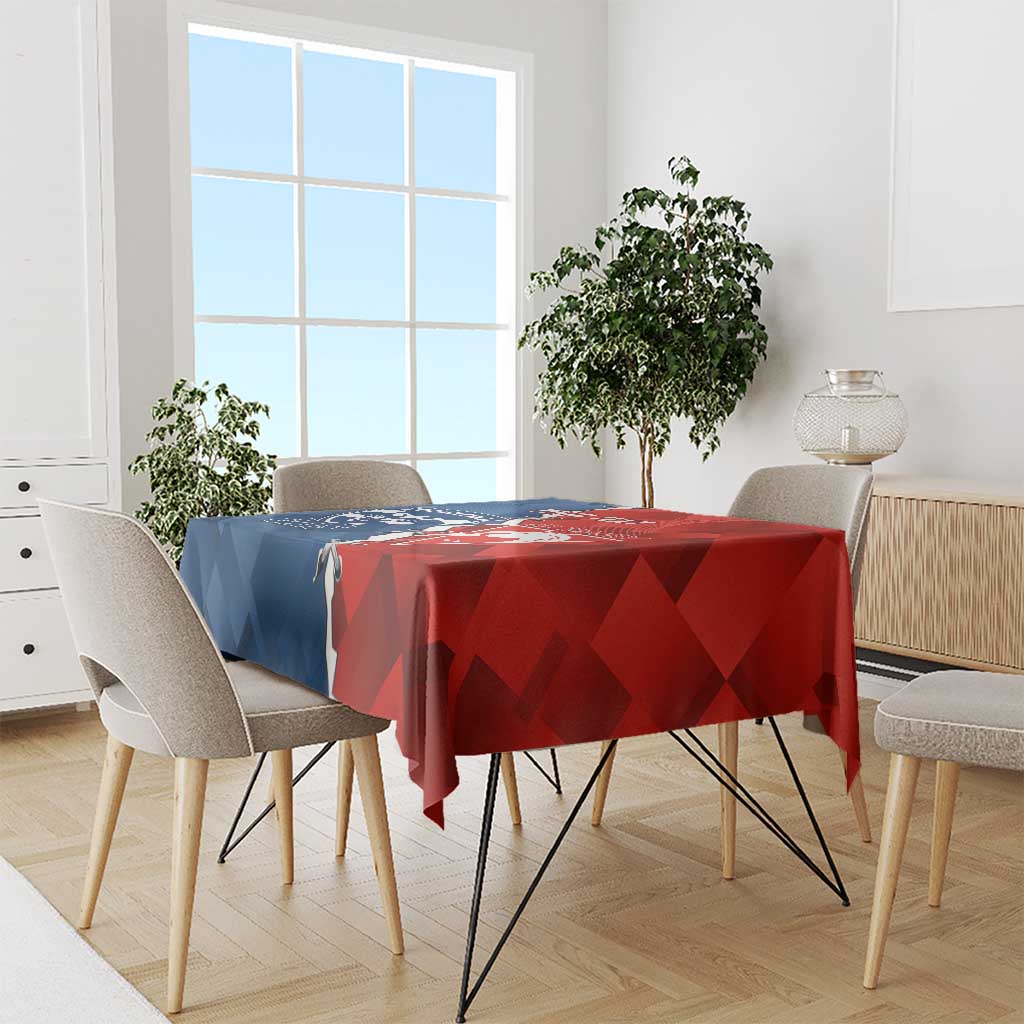 Custom Swans And Cats Football Tablecloth 2024 Together Dynamic Version