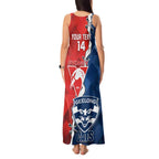 Custom Swans And Cats Football Tank Maxi Dress 2024 Together Dynamic Version