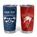 Custom Swans And Cats Football Tumbler Cup 2024 Together Dynamic Version