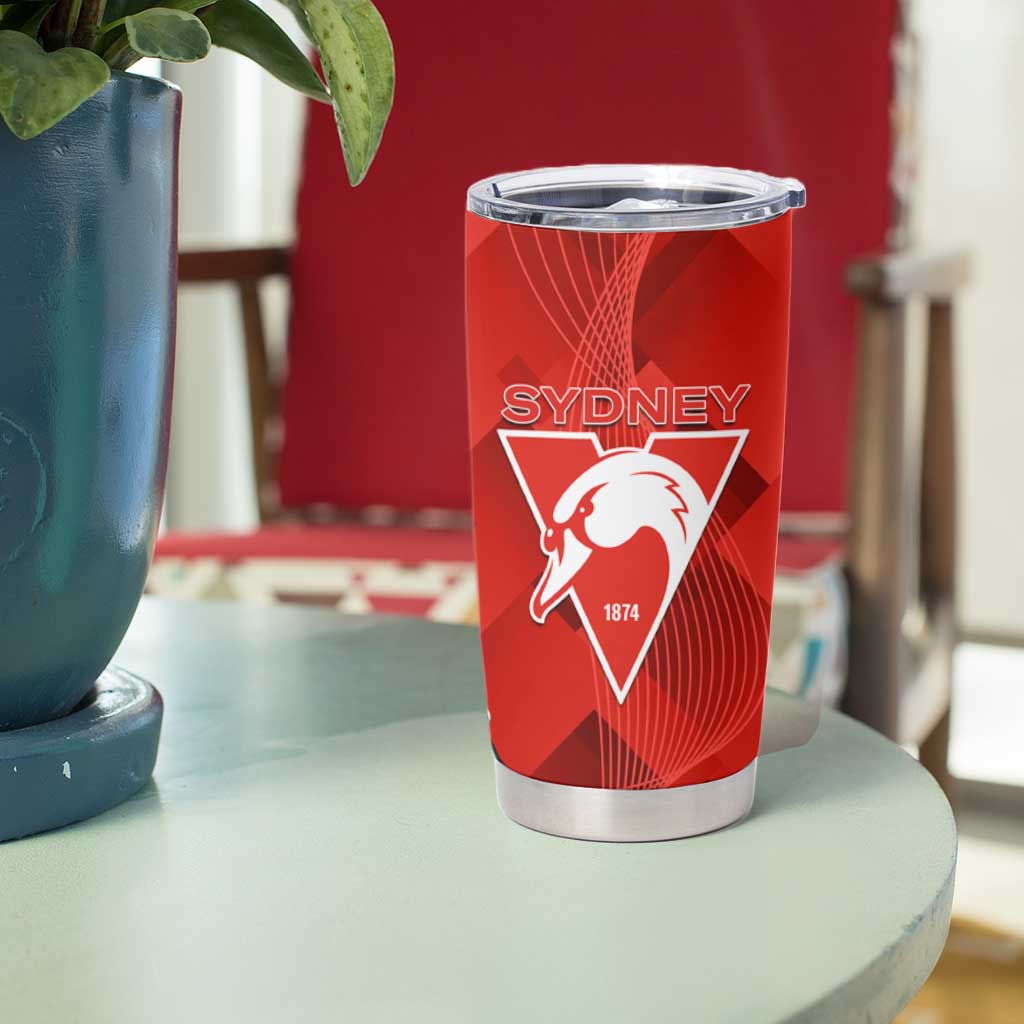 Custom Swans And Cats Football Tumbler Cup 2024 Together Dynamic Version