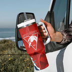 Custom Swans And Cats Football Tumbler With Handle 2024 Together Dynamic Version