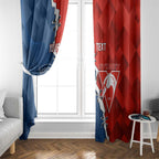 Custom Swans And Cats Football Window Curtain 2024 Together Dynamic Version