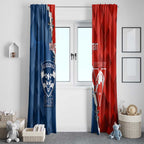 Custom Swans And Cats Football Window Curtain 2024 Together Dynamic Version