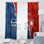Custom Swans And Cats Football Window Curtain 2024 Together Dynamic Version