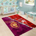 Custom Swans And Lions Football Area Rug 2024 Go Champions Final Dynamic Version