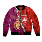 Custom Swans And Lions Football Bomber Jacket 2024 Go Champions Final Dynamic Version