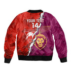 Custom Swans And Lions Football Bomber Jacket 2024 Go Champions Final Dynamic Version