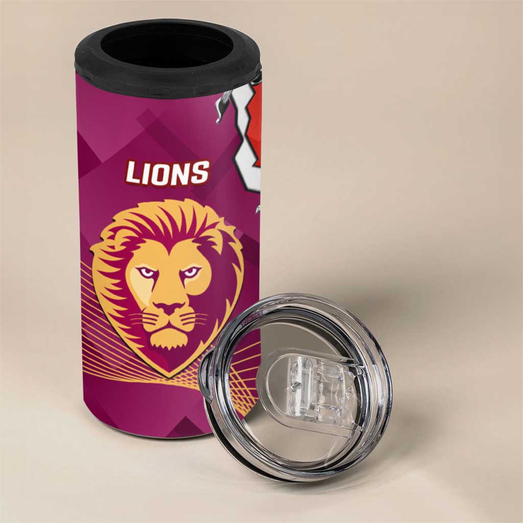 Swans And Lions Football 4 in 1 Can Cooler Tumbler 2024 Go Champions Final Dynamic Version