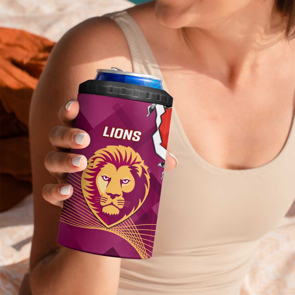 Swans And Lions Football 4 in 1 Can Cooler Tumbler 2024 Go Champions Final Dynamic Version