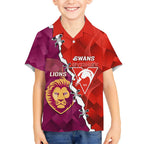 Custom Swans And Lions Football Hawaiian Shirt 2024 Go Champions Final Dynamic Version
