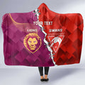 Custom Swans And Lions Football Hooded Blanket 2024 Go Champions Final Dynamic Version