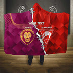 Custom Swans And Lions Football Hooded Blanket 2024 Go Champions Final Dynamic Version