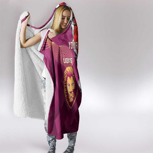 Custom Swans And Lions Football Hooded Blanket 2024 Go Champions Final Dynamic Version