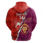 Custom Swans And Lions Football Hoodie 2024 Go Champions Final Dynamic Version