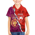 Custom Swans And Lions Football Kid Hawaiian Shirt 2024 Go Champions Final Dynamic Version
