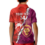Custom Swans And Lions Football Kid Polo Shirt 2024 Go Champions Final Dynamic Version