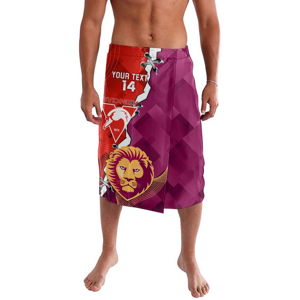 Custom Swans And Lions Football Lavalava 2024 Go Champions Final Dynamic Version