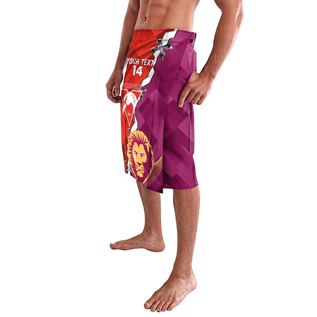Custom Swans And Lions Football Lavalava 2024 Go Champions Final Dynamic Version