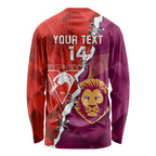 Custom Swans And Lions Football Long Sleeve Shirt 2024 Go Champions Final Dynamic Version