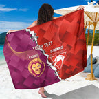 Custom Swans And Lions Football Sarong 2024 Go Champions Final Dynamic Version