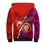 Custom Swans And Lions Football Sherpa Hoodie 2024 Go Champions Final Dynamic Version