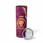 Swans And Lions Football Skinny Tumbler 2024 Go Champions Final Dynamic Version
