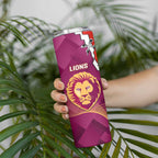 Swans And Lions Football Skinny Tumbler 2024 Go Champions Final Dynamic Version