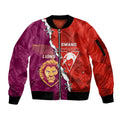 Custom Swans And Lions Football Sleeve Zip Bomber Jacket 2024 Go Champions Final Dynamic Version