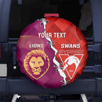 Custom Swans And Lions Football Spare Tire Cover 2024 Go Champions Final Dynamic Version