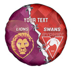 Custom Swans And Lions Football Spare Tire Cover 2024 Go Champions Final Dynamic Version
