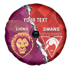 Custom Swans And Lions Football Spare Tire Cover 2024 Go Champions Final Dynamic Version