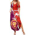 Custom Swans And Lions Football Summer Maxi Dress 2024 Go Champions Final Dynamic Version