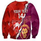 Custom Swans And Lions Football Sweatshirt 2024 Go Champions Final Dynamic Version